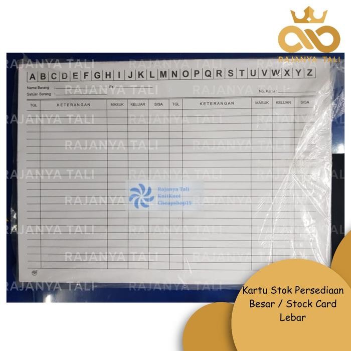 

TUMI Kartu Stok Persediaan Besar / Stock Card Lebar
