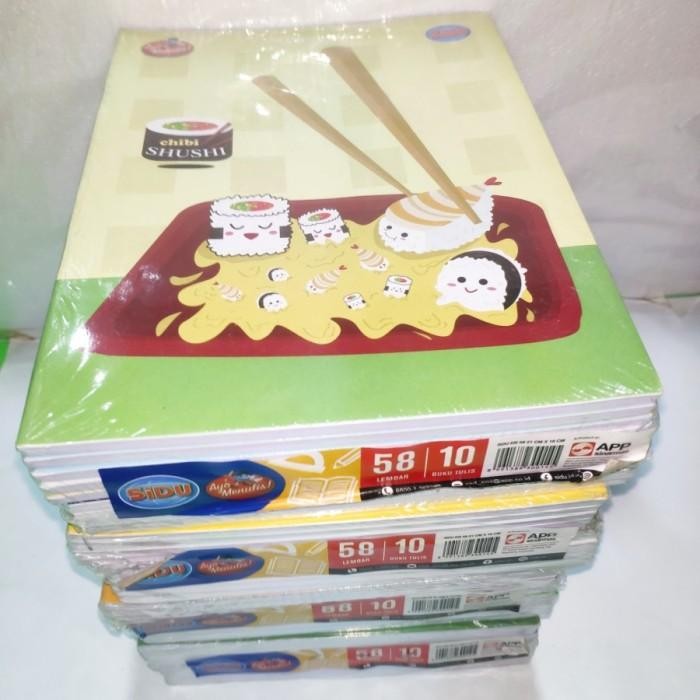 

I77W Buku Tulis Sidu 58 Lembar Isi 10 Buku