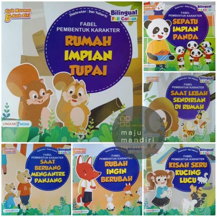 

PAKET ISI 6 BUKU - Seri Fabel Pembentuk Karakter Untuk Anak