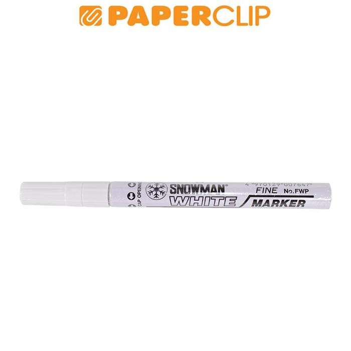 

I77W Paint Marker Snowman White Fwp-12