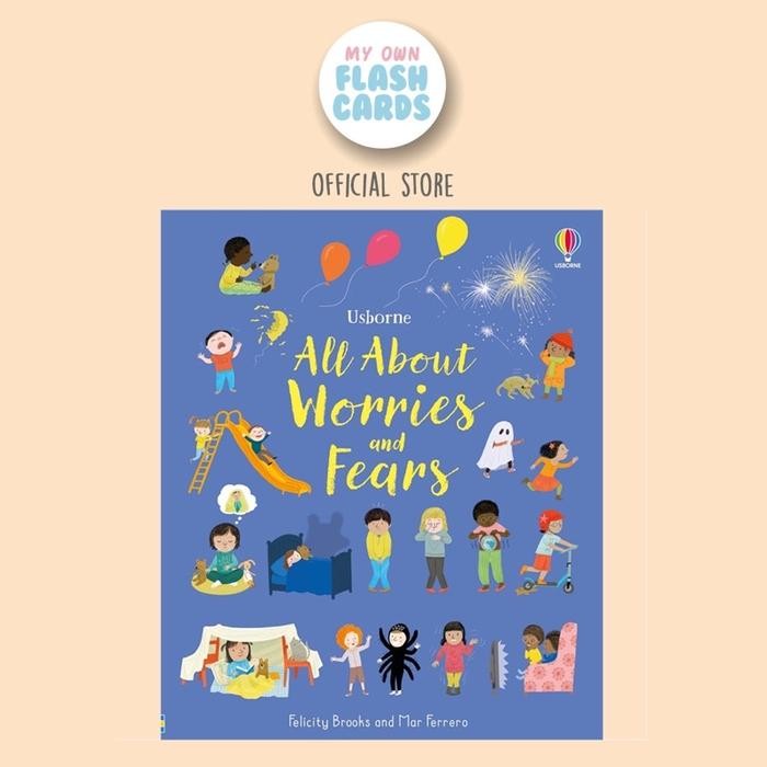 

Usborne All about Worries and Fears - ted Children Kids English Book - Buku t Anak Edukasi