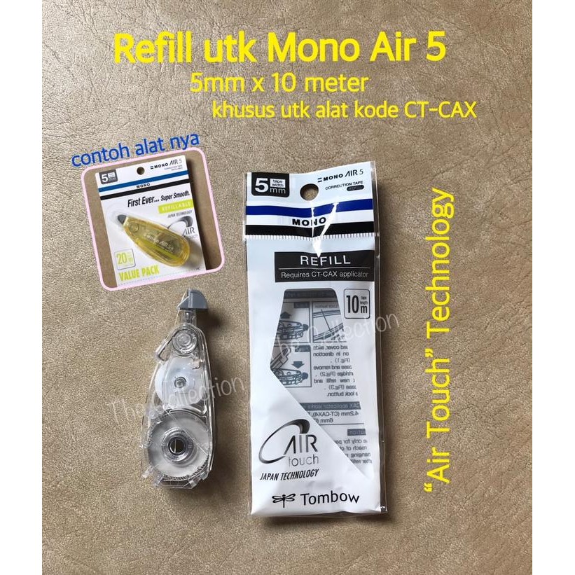 

I77W Atk0598Tw Refill Mono Air Tombow Tip Ex Ct-Car Utk Alat Ct-Cax Eraser