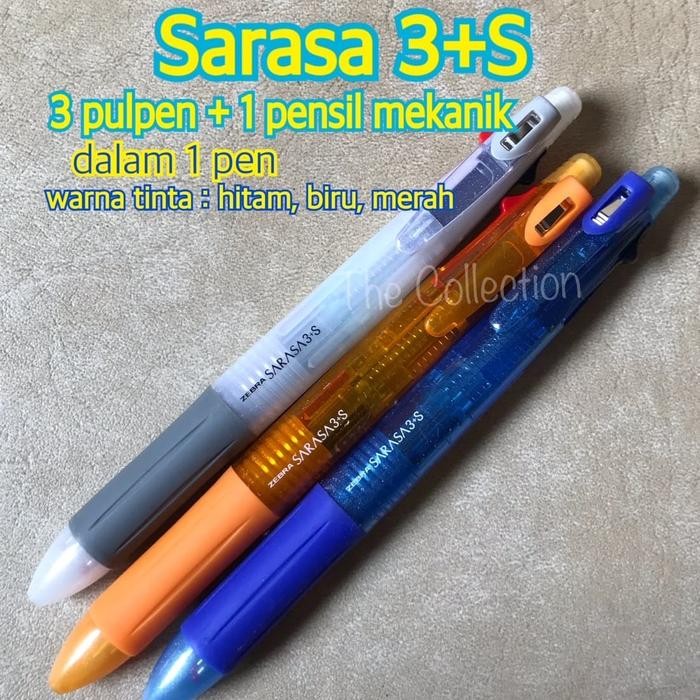 

I77W Atk0554Sr 3+S Pulpen 0.5 + Pensil 0.5 Jk Sarasa Pulpen 3S Zebra Sj3