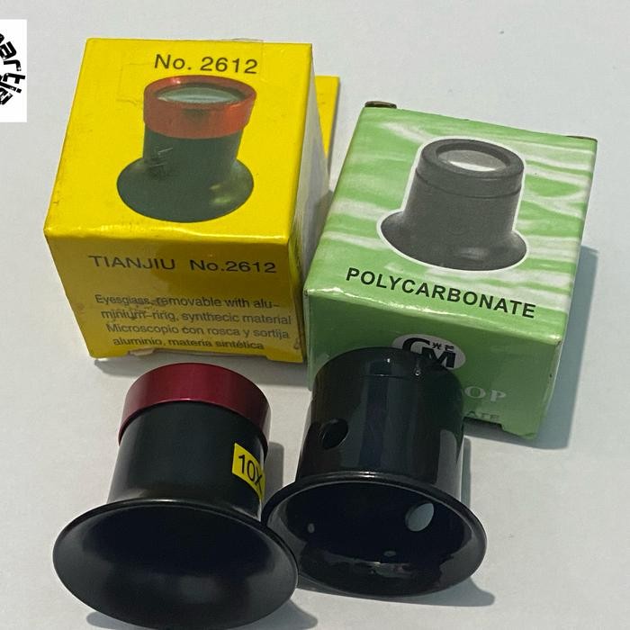 

I77W Eye Loop Kaca Pembesar Untuk Servis Jam Tangan 5X 10X