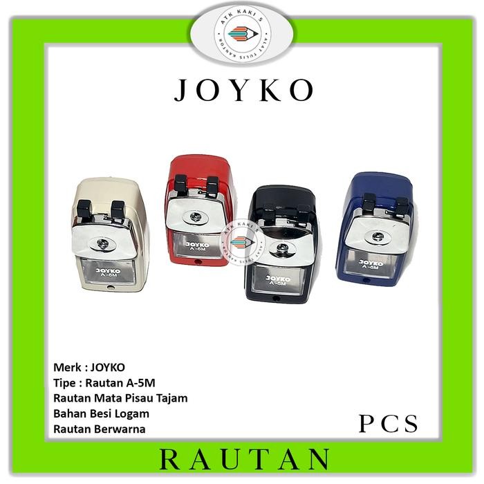 

X689 Grosir!!! Rautan Pensil / Pencil Sharpener Joyko A-5M