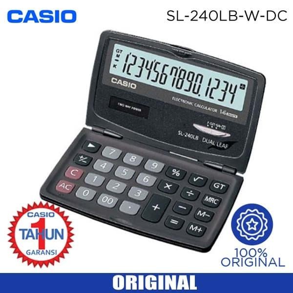 

X689 Casio Calculator Sl-240 Lb W