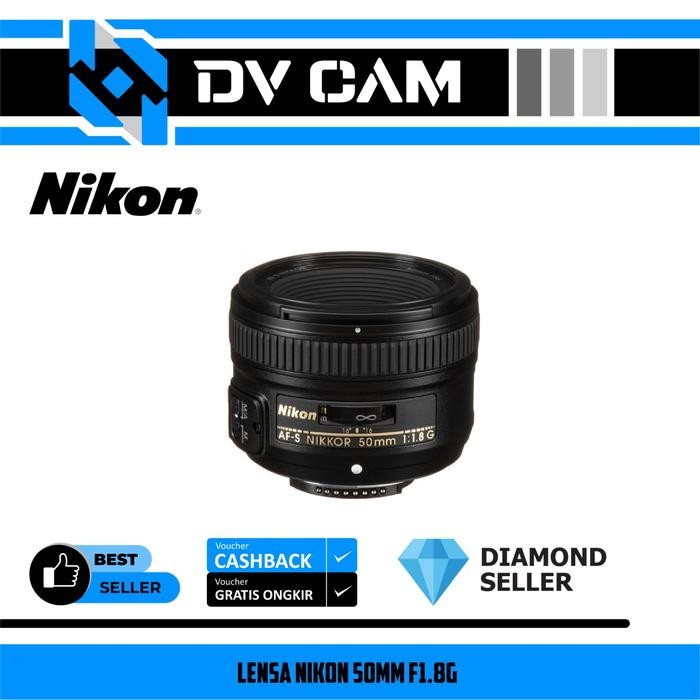 Lensa Nikon 50mm F1.8G - lensa kamera