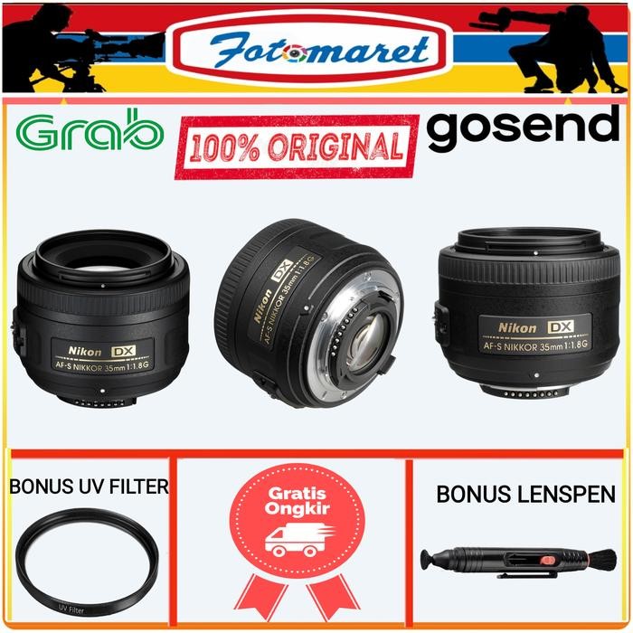 NIKON AF-S DX 35MM F1.8G/LENSA NIKON AF-S DX 35MM F1.8