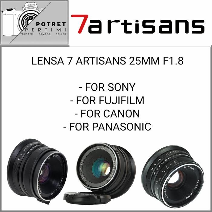 LENSA 7 ARTISANS 25MM F1.8 / LENSA 7ARTISANS 25MM F1.8 / ARTISANS / 25