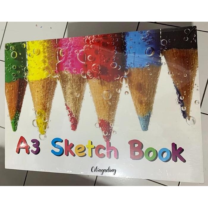 

SKETCH BOOK A3 KIKY 50 LBR UNTUK ANAK BUKU SKETSA ECER LUSIN