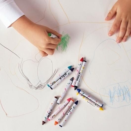 

1Set 12Pcs Crayon Lilin Aneka Warna Pensil Belajar Gambarr Anak lKEA