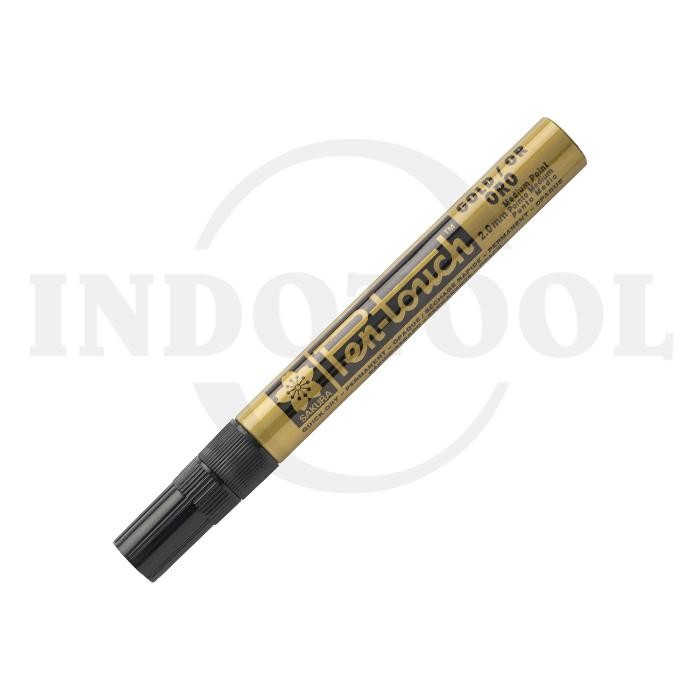 

Spidol Putih Pen Touch Medium Point Gold 41501 SAKURA
