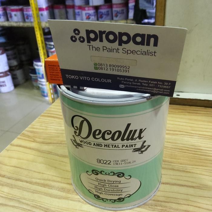 

Cat Minyak Decolux 8022 Cem Grey