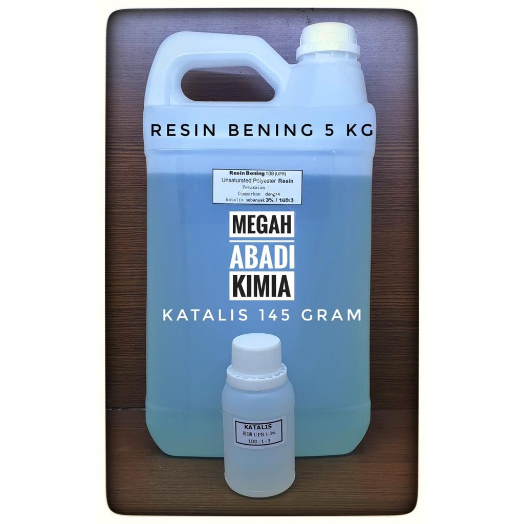 RESIN BENING 5 KG + KATALIS 145 GRAM