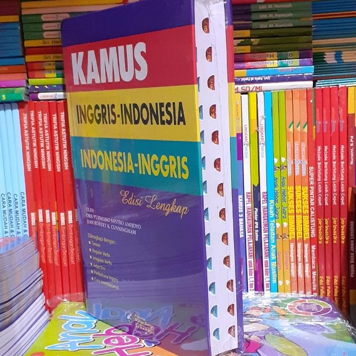 

KAMUS BAHASA INGGRIS BESAR LENGKAP ( INGGRIS INDONESIA, INDONESIA INGGRIS ) HARD COVER
