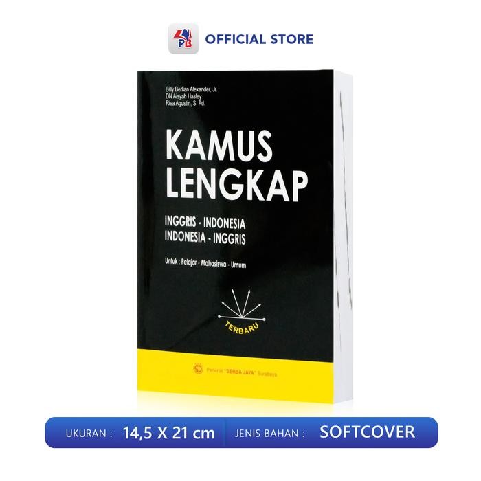 

KAMUS BAHASA LENGKAP SOFT COVER INGGRIS INDONESIA - INDONESIA INGGRIS / PELAJAR MAHASISWA DAN UMUM /