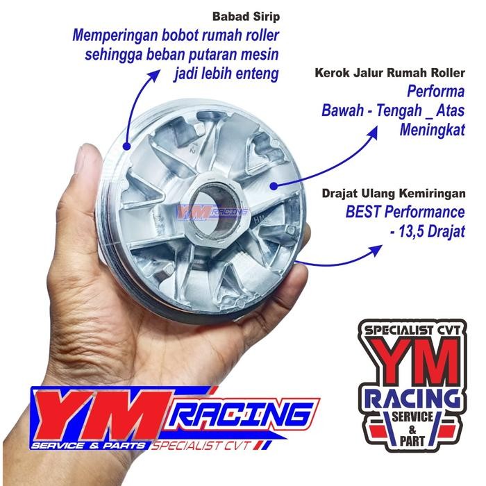 Rumah Roller Beat Karbu Bubutan / Rumah Roller Scoopy Karbu Bubutan