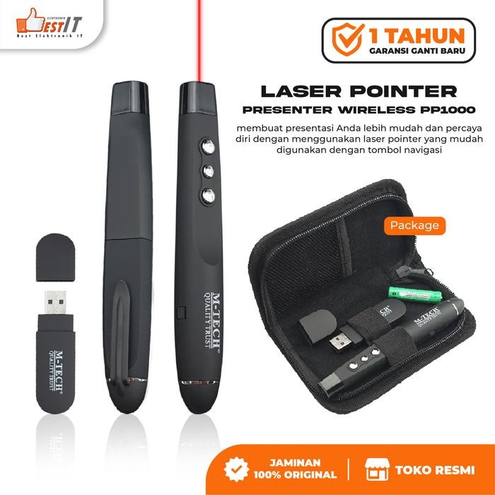 

ALAT PRESENTASI WIRELESS LASER POINTER PP1000