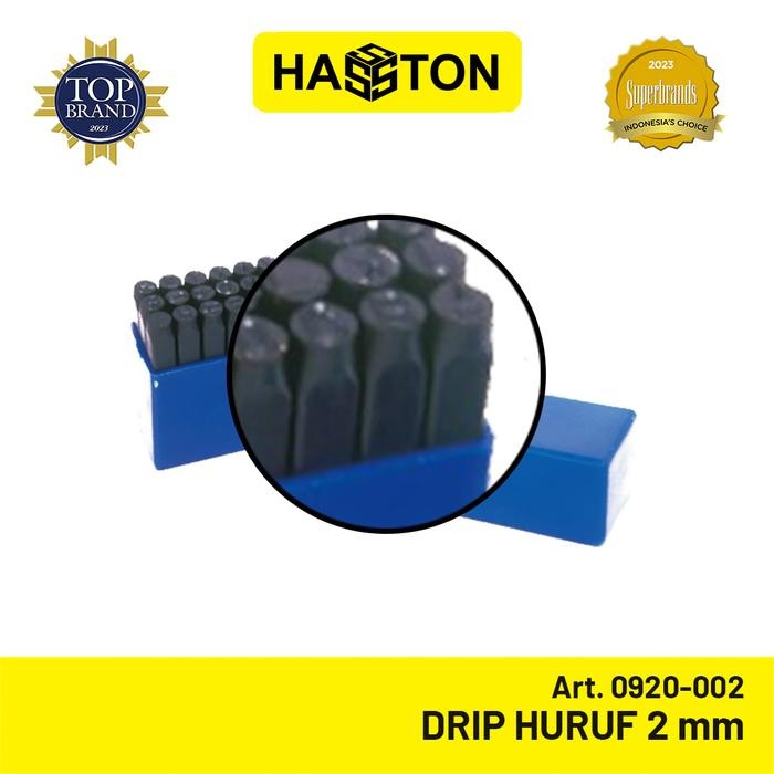 

Hasston Drip Huruf 2Mm / Letter Punch (0920-002)