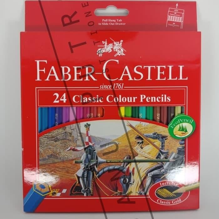 

pensil warna faber 24 classic Stationery
