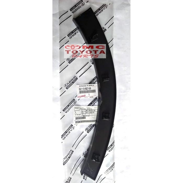 Moulding Extension Bumper Depan Kiri Rush Terios New 52113-Bz100 Kode 060
