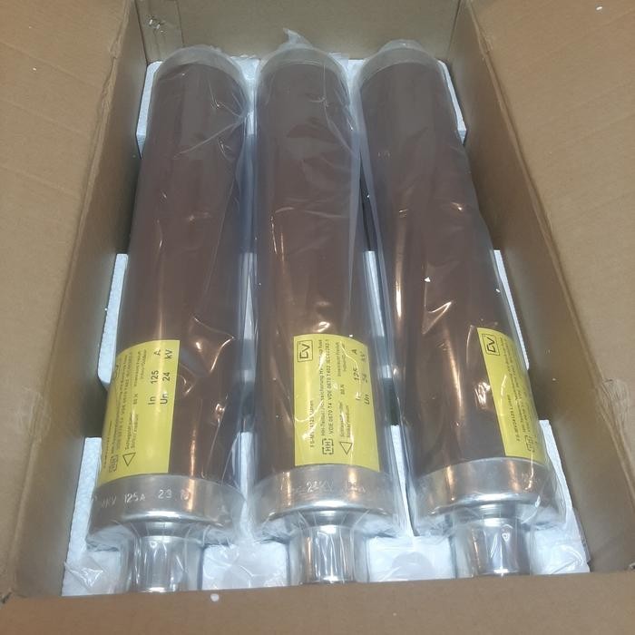 MEDIUM VOLTAGE FUSE MV FUSE 24KV 125A (3PCS) MEDIUM VOLTAGE FUSE MV FUSE 24KV 125A (3PCS) NEW