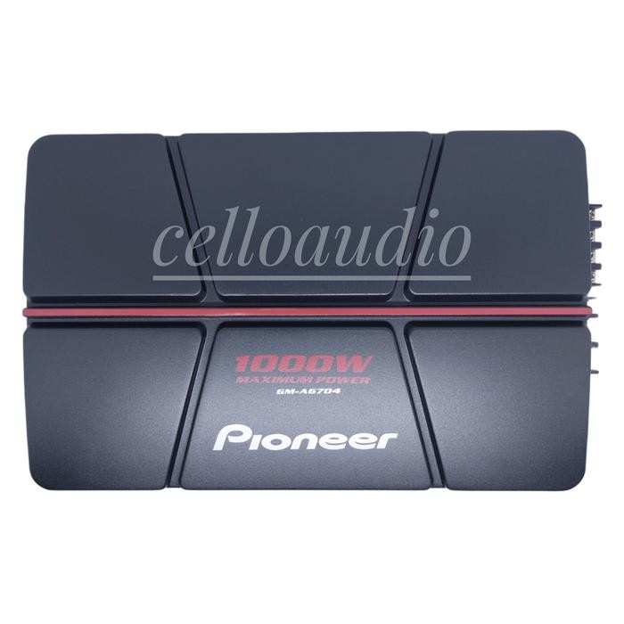 POWER AMPLIFIER 4 CHANNEL PIONEER GM-A6704 1000 WATT MOBIL GM A6704