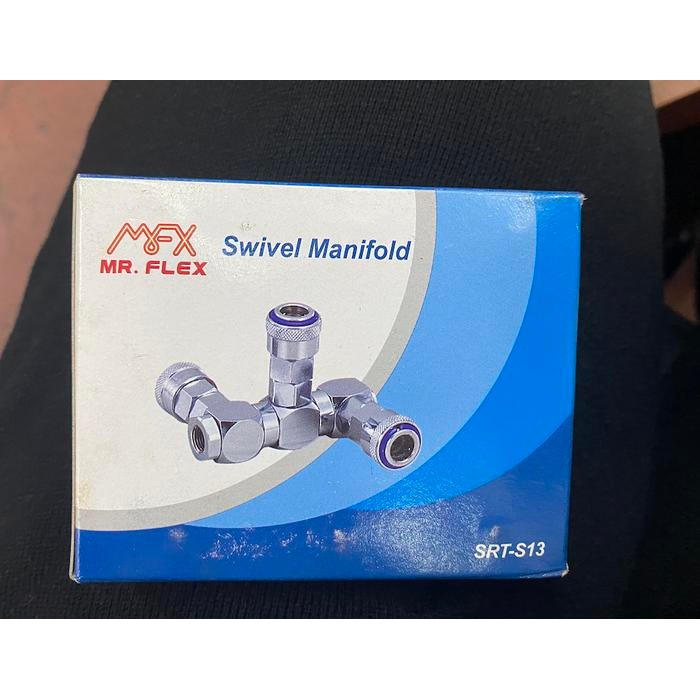 SWIVEL MANIFOLD / COUPLER CABANG TIGA LURUS