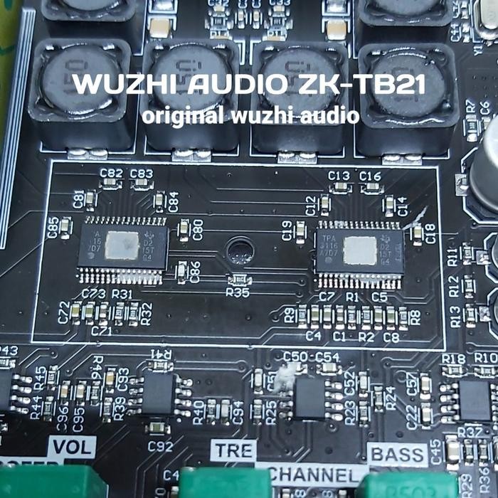 KIT AMPLIFIER CLASS D BLUETOOTH 2X50W + 100W SUBWOOFER POWER AMPLIFIER