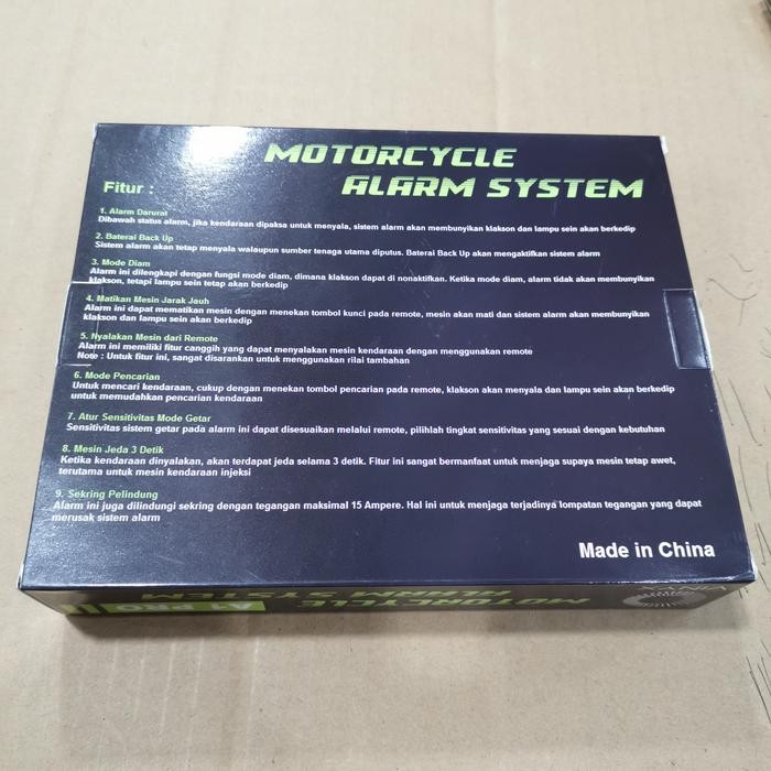ALARM MOTOR VINYX A1 PRO INJEKSI