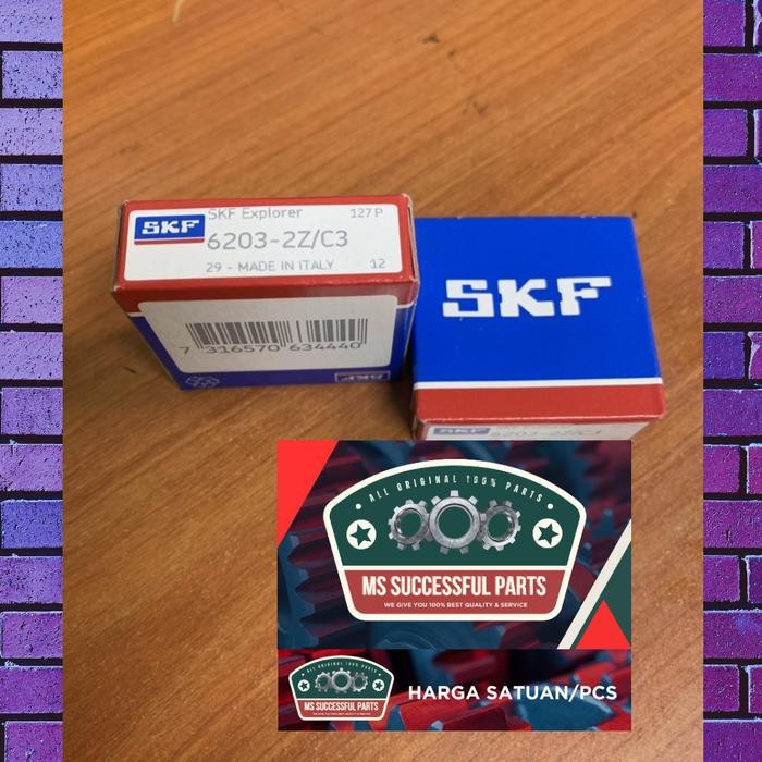 BEARING 6203 ZZ C3 SKF ORIGINAL 6203-2Z C3