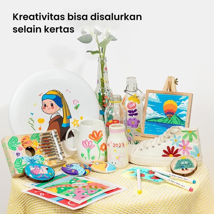 

SARI Deli Spidol Akrilik / Acrylic Marker 48 Warna Hm321