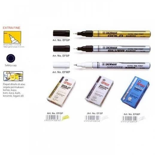 

SARI Boleh Campur Spidol Paint Marker Snowman Extra Fine