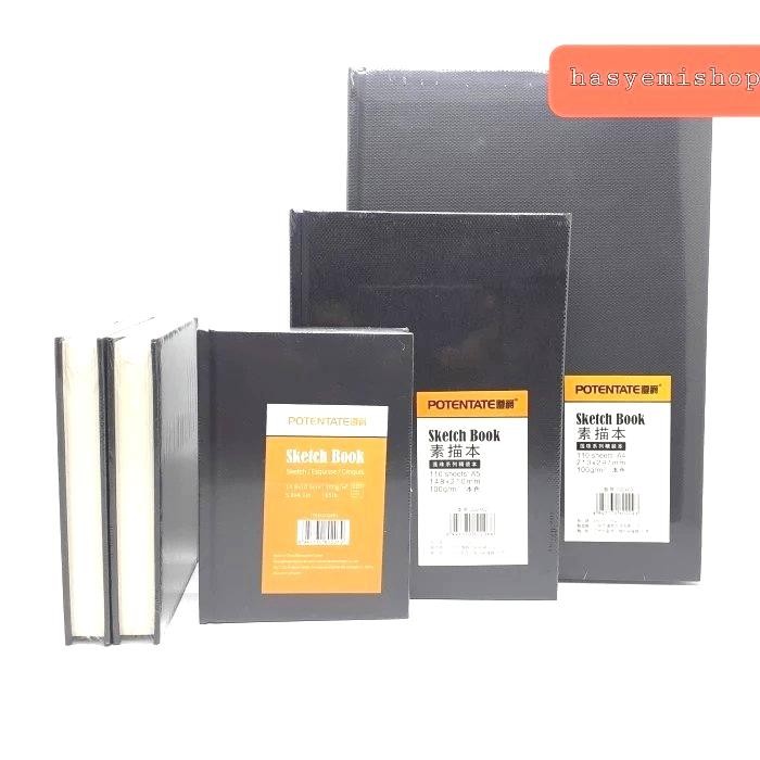 

SARI Buku Sketsa Potentate Hard Cover Sketch Book A6 100 Gsm 110 Sheets