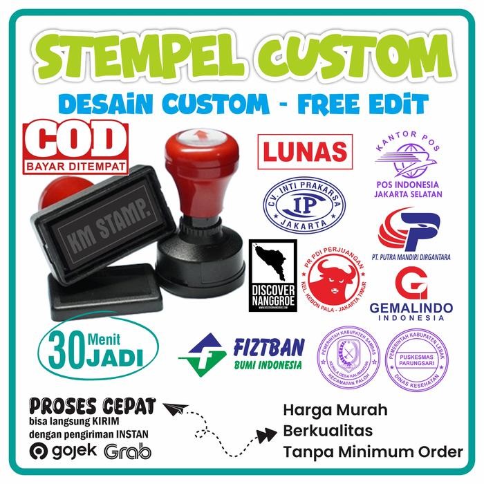 

5WUM Stempel Custom Stempel Otomatis Free Desain