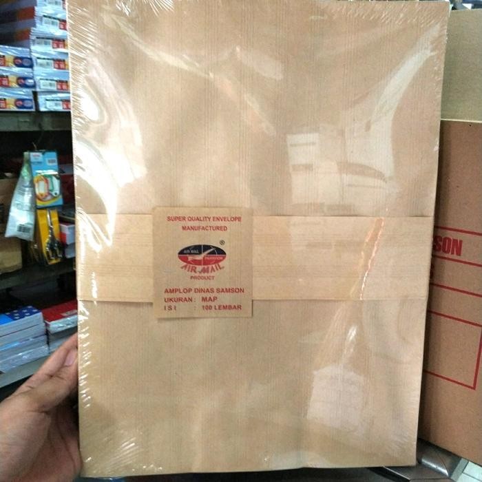 

5WUM Amplop Coklat Ukuran Map Merk Airmail