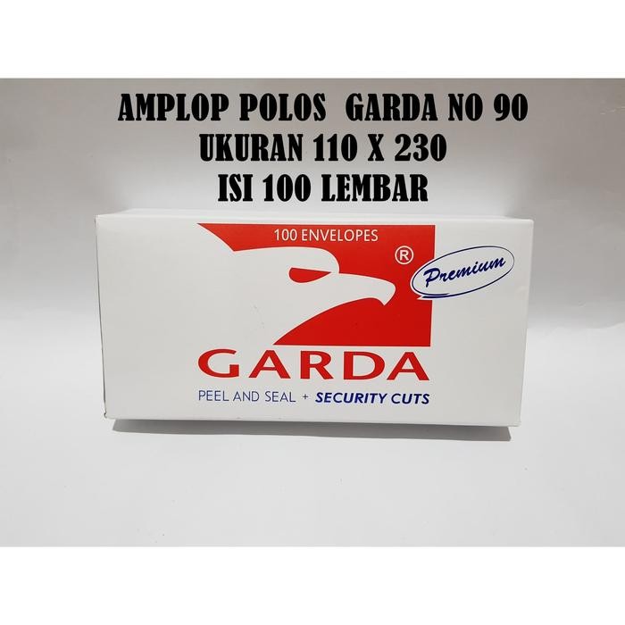 

5WUM Amplop Putih Polos Garda No.90 1 Pack Isi 100 Lembar