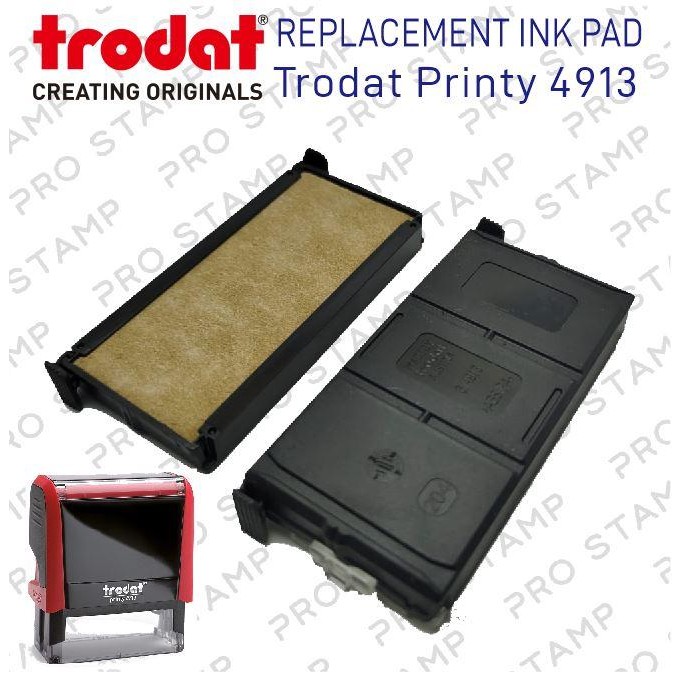 

5WUM Replacement Ink Pad / Snow Pad Trodat 4913 Tanpa Warna