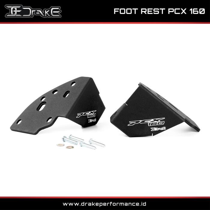 DUDUKAN LAMPU TEMBAK DRAKE PCX 160 PCX160 FOOTREST
