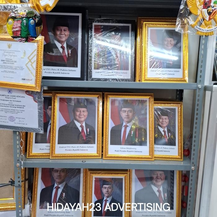Bingkai Foto Presiden Dan Wakil Presiden Frame Presiden Bingkai Frame