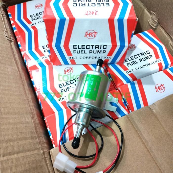 ROTAK FUEL PUMP UNIVERSAL POMPA BENSIN POMPA SOLAR 12 VOLT MOBIL MESIN