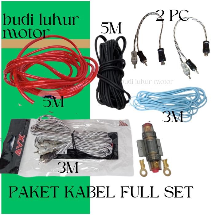 PAKET KABEL AUDIO MOBIL SOUND SISTEM