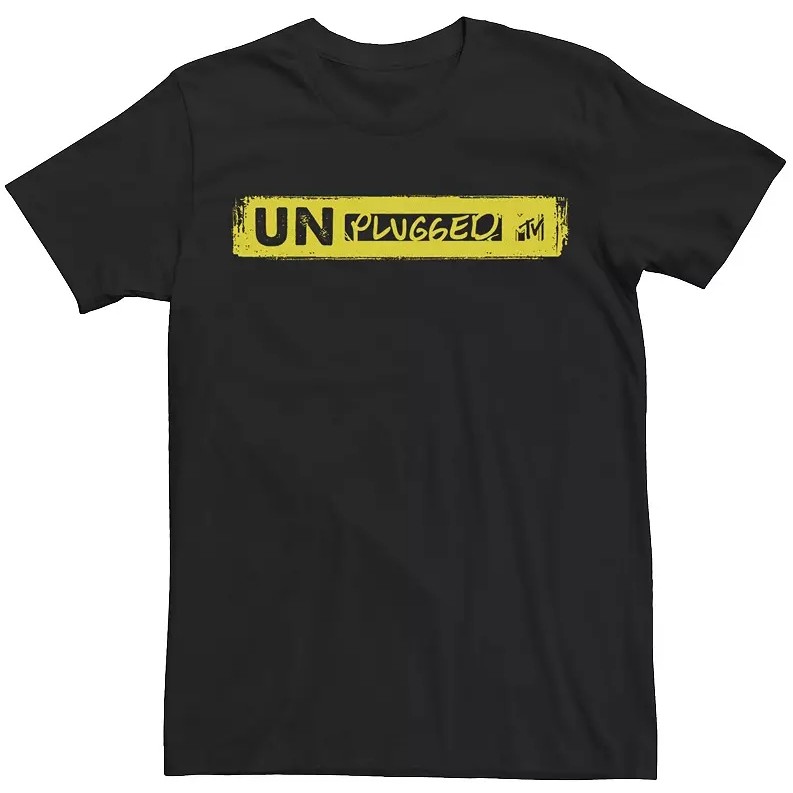 Kaos MTV Unplugged Tape Katun CrewNeck Unisex Pria Wanita