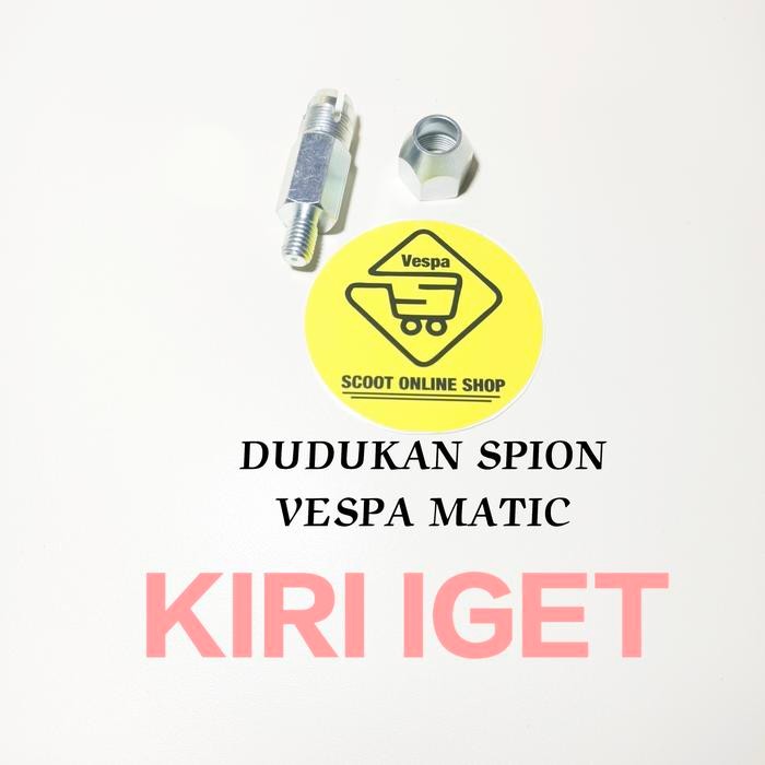 Dudukan Spion Vespa Matic All Iget Kiri