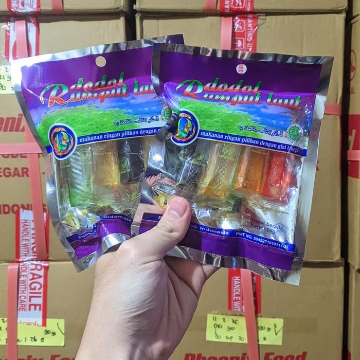 

[ Halal ] Kinjo Jelly Dodol Manisan Rumput Laut Isian Jumbo 800Gr / Kinjo Dodol / Kinjo Jelly /