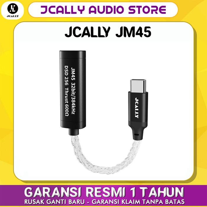 JCALLY JM45 HIRES AUDIO PORTABLE AMPLIFIER DAC USB TYPE C TO 3,5MM