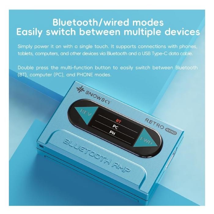 FIIO SNOWSKY RETRO NANO BLUETOOTH DAC AND HEADPHONE AMPLIFIER / DAC AMP ORIGINAL