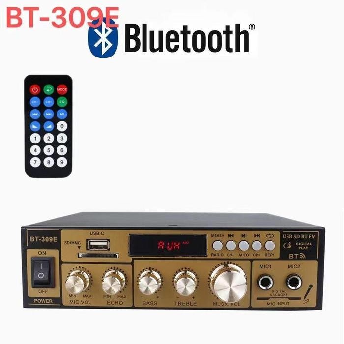 MKC AUDIO AMPURIFIER BLUETOOTH 5.0 STEREO 2 CHANNEL 800W -BT-309E