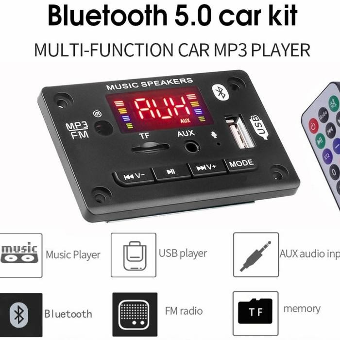 AIYIMA MP3 PLAYER+AMPLIFIER 2X25 WATT BLUETOOTH STEREO HITAM