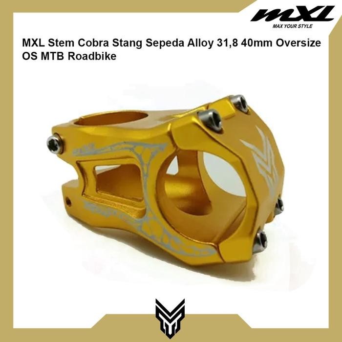 MXL Stem Cobra Stang Sepeda Alloy 31,8 40mm Oversize OS MTB Roadbike (terlaris) (termurah) (terbaik)